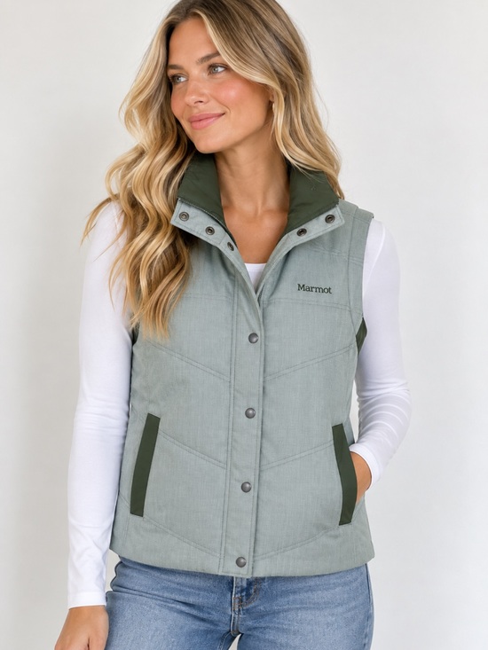 Marmot Jackets & Blazers - MARMOT Peyton Reversible Herringbone Vest
